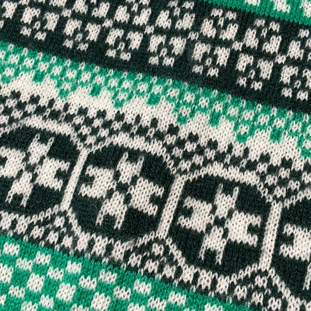 Intarsia Knit Green Cozy Dog Sweater - Picture 2 of 7